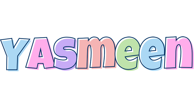 Yasmeen pastel logo
