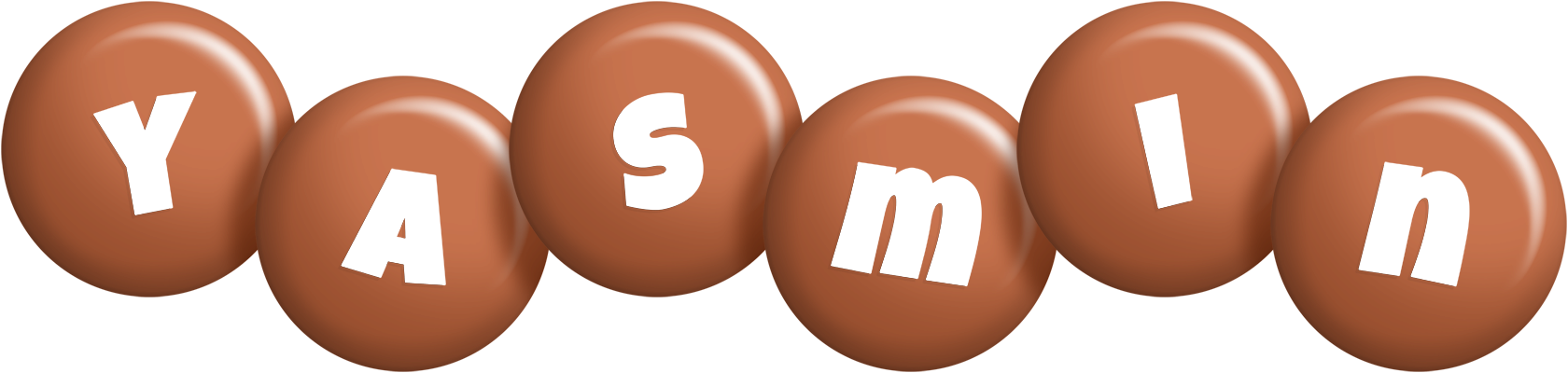 Yasmin candy-brown logo