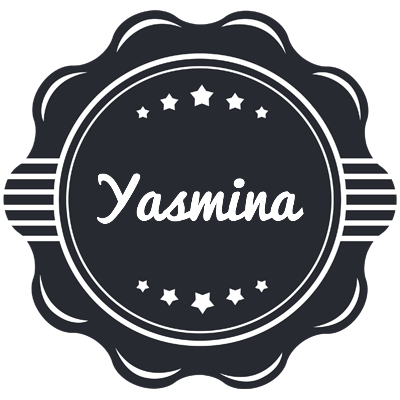 Yasmina badge logo