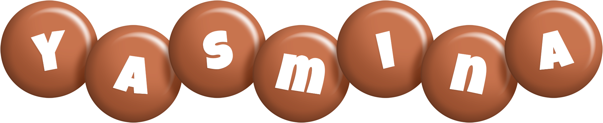 Yasmina candy-brown logo