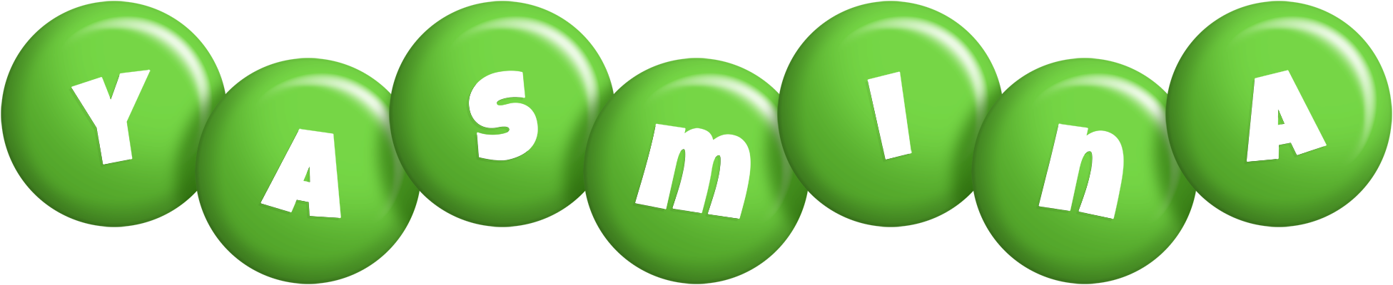 Yasmina candy-green logo