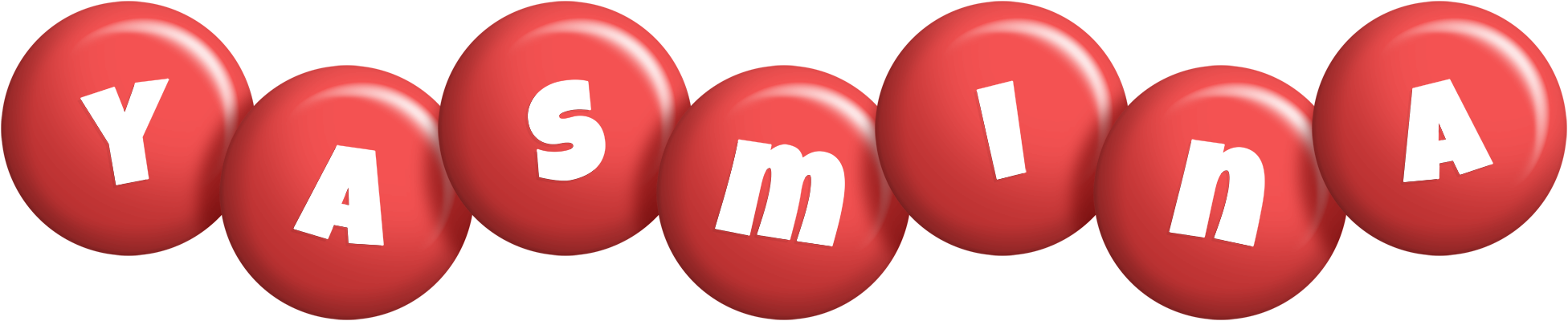 Yasmina candy-red logo