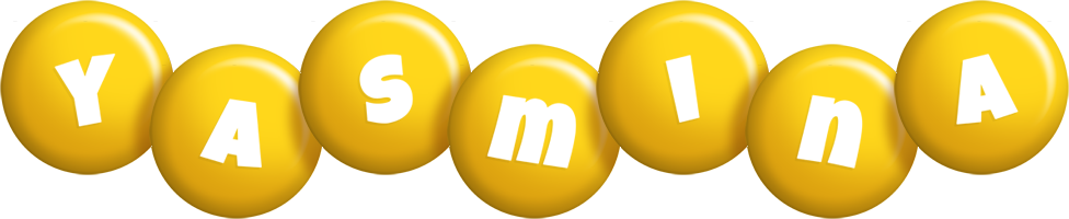 Yasmina candy-yellow logo