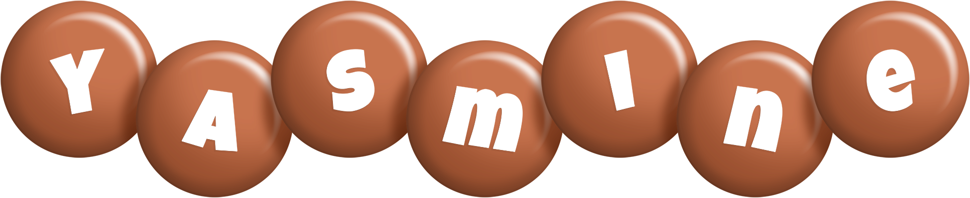 Yasmine candy-brown logo