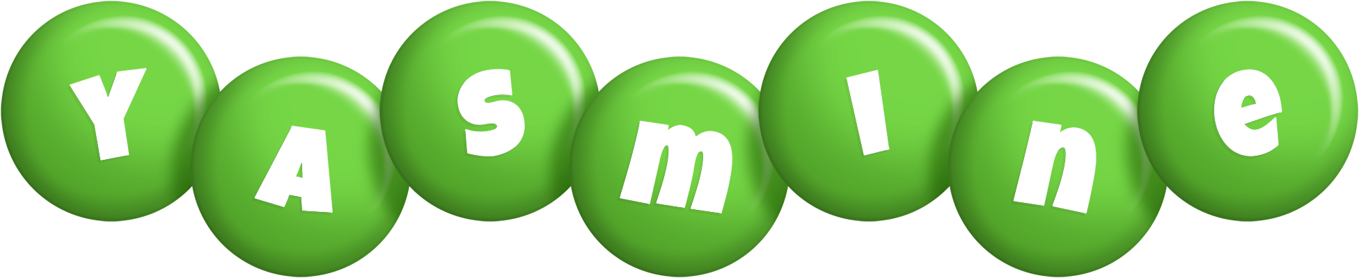 Yasmine candy-green logo