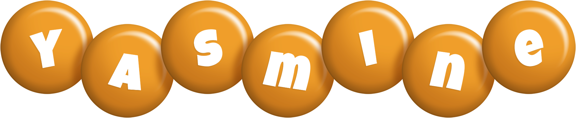 Yasmine candy-orange logo