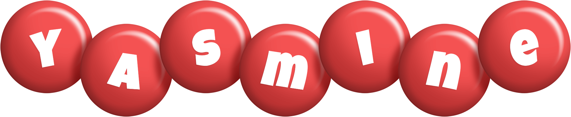 Yasmine candy-red logo
