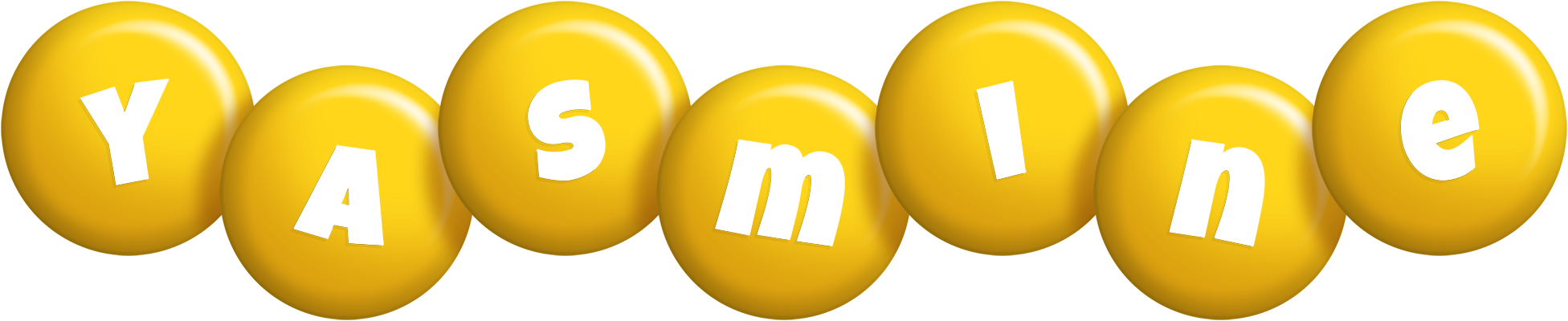 Yasmine candy-yellow logo