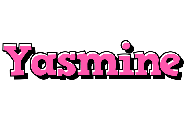 Yasmine girlish logo