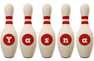 Yasna bowling-pin logo