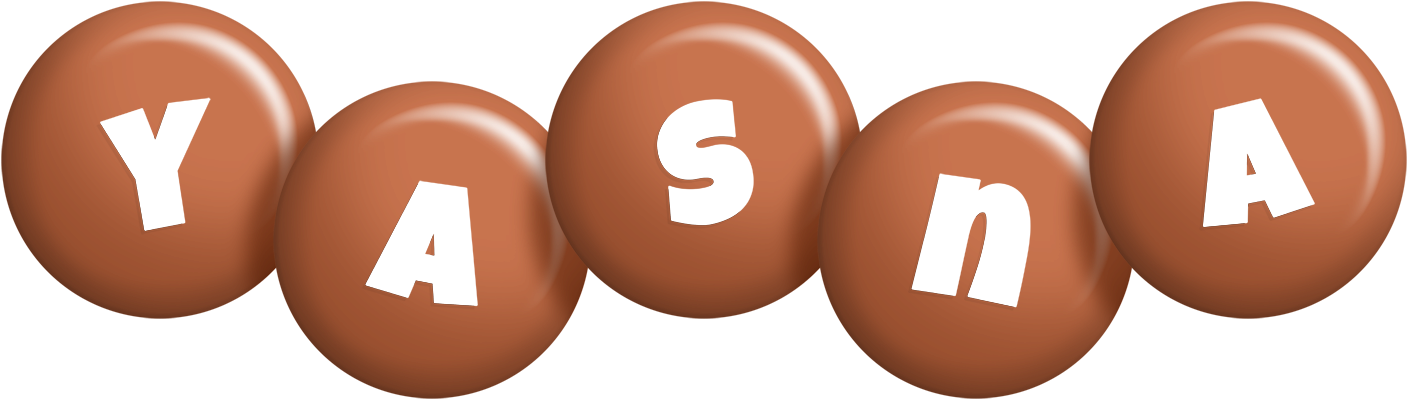 Yasna candy-brown logo