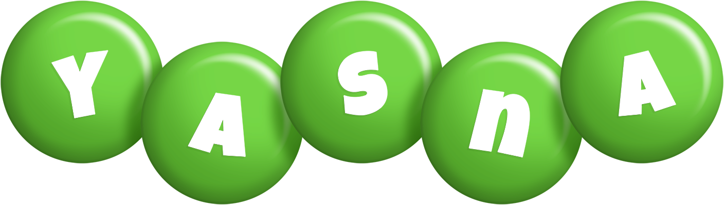 Yasna candy-green logo