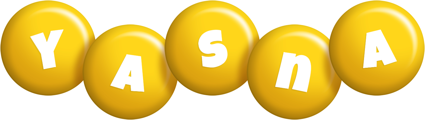 Yasna candy-yellow logo