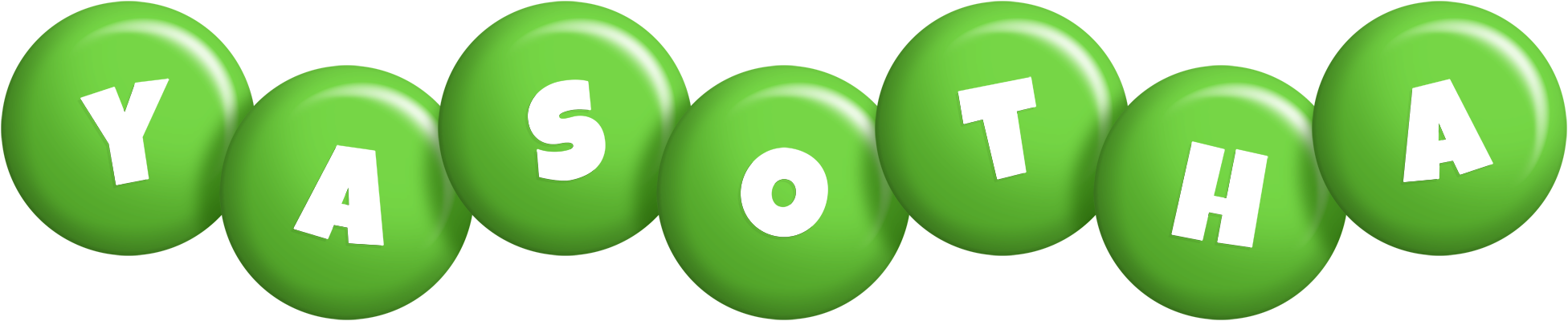 Yasotha candy-green logo