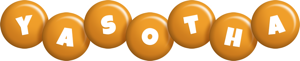 Yasotha candy-orange logo