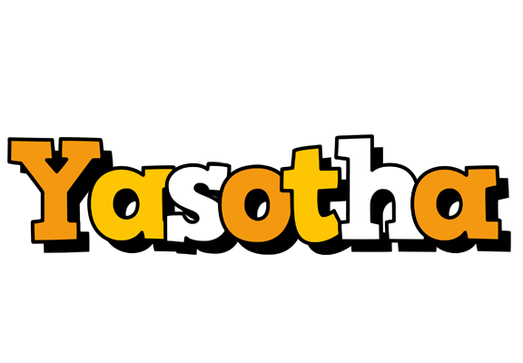 Yasotha cartoon logo