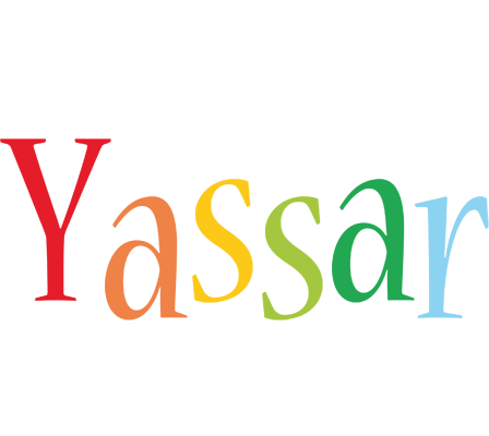 Yassar birthday logo