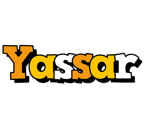 Yassar cartoon logo
