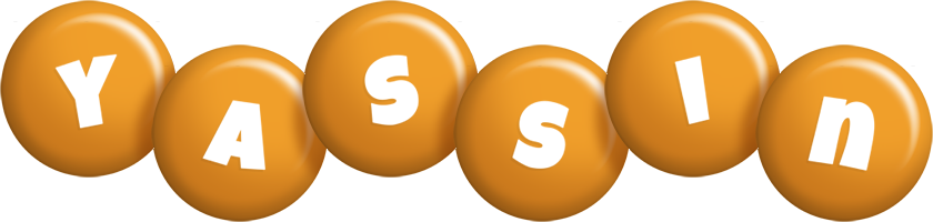 Yassin candy-orange logo