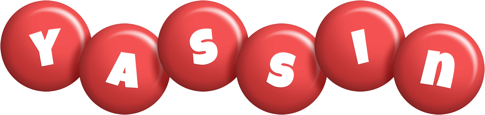 Yassin candy-red logo