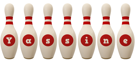 Yassine bowling-pin logo