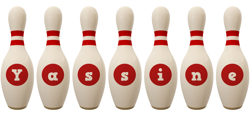 Yassine bowling-pin logo