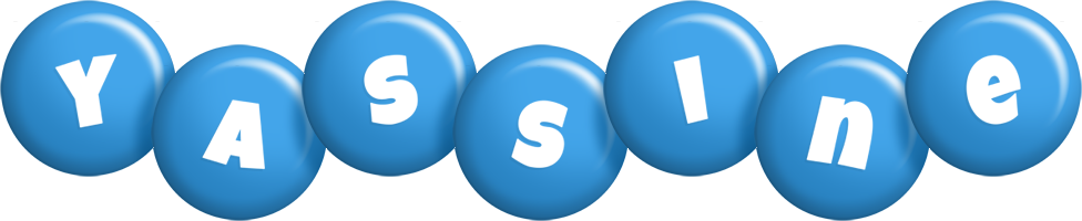 Yassine candy-blue logo