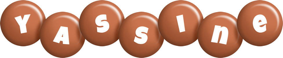 Yassine candy-brown logo