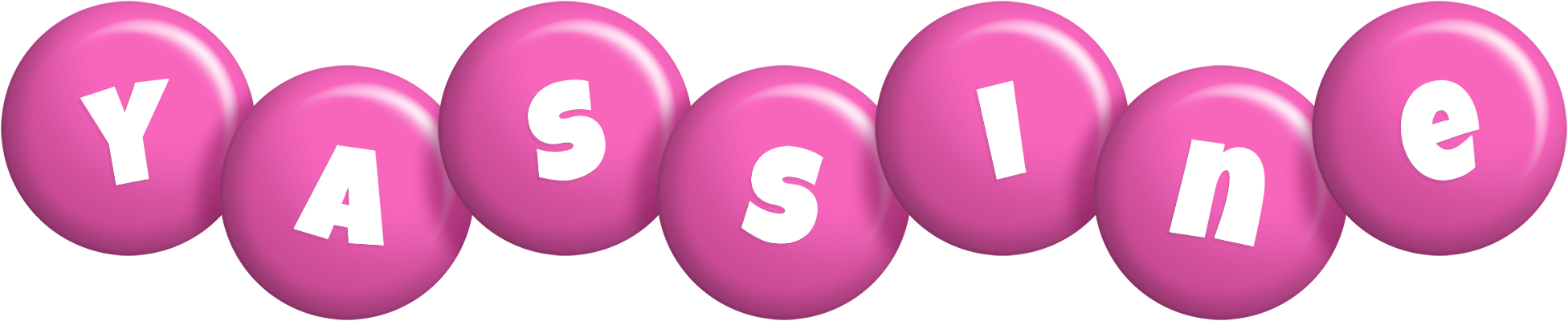 Yassine candy-pink logo
