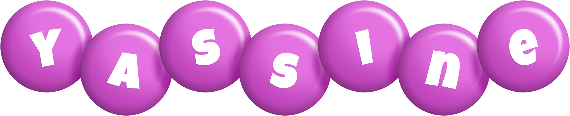 Yassine candy-purple logo