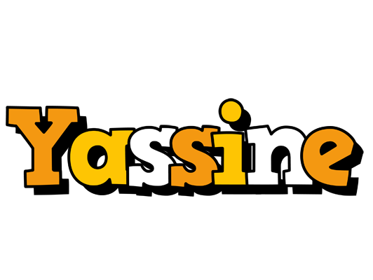 Yassine cartoon logo