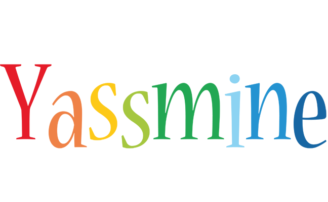 Yassmine birthday logo