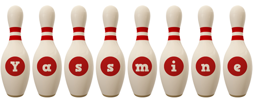 Yassmine bowling-pin logo