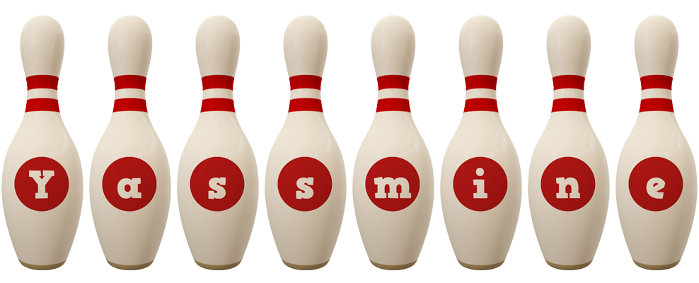 Yassmine bowling-pin logo