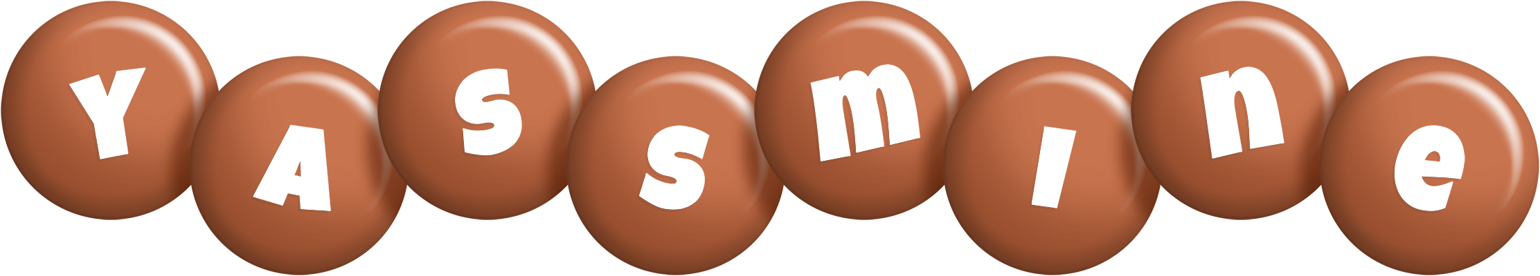 Yassmine candy-brown logo