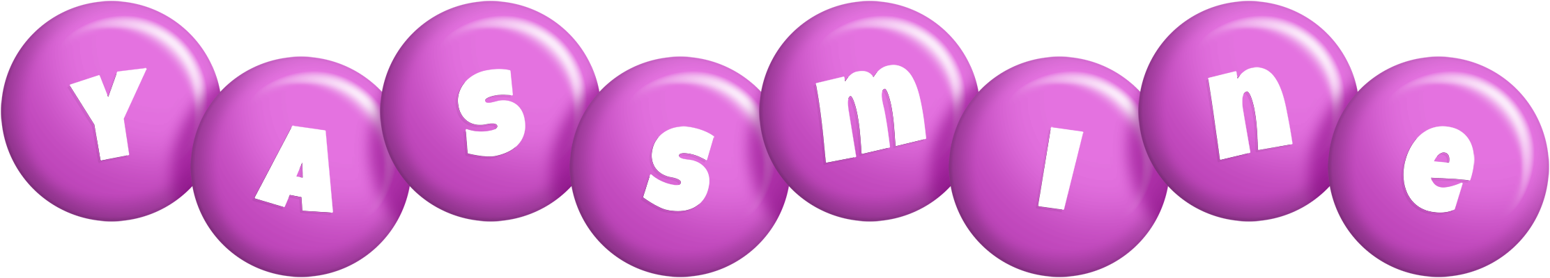 Yassmine candy-purple logo