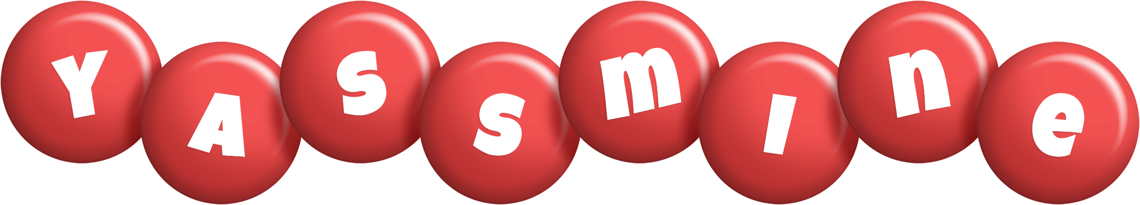 Yassmine candy-red logo