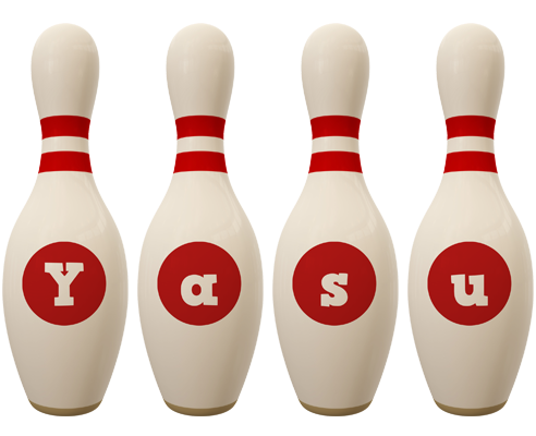 Yasu bowling-pin logo