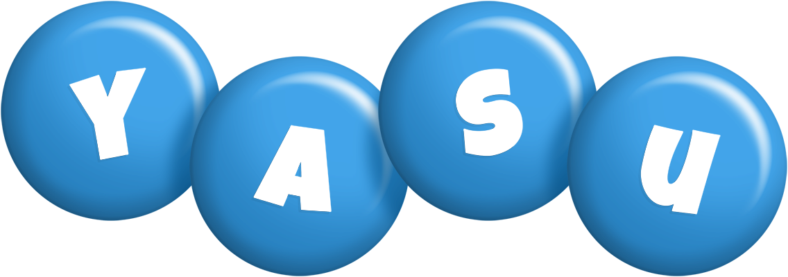 Yasu candy-blue logo