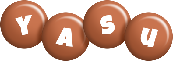 Yasu candy-brown logo