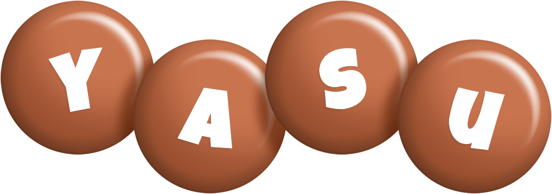 Yasu candy-brown logo