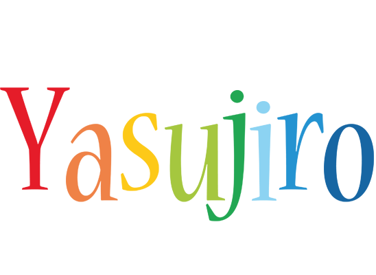 Yasujiro birthday logo