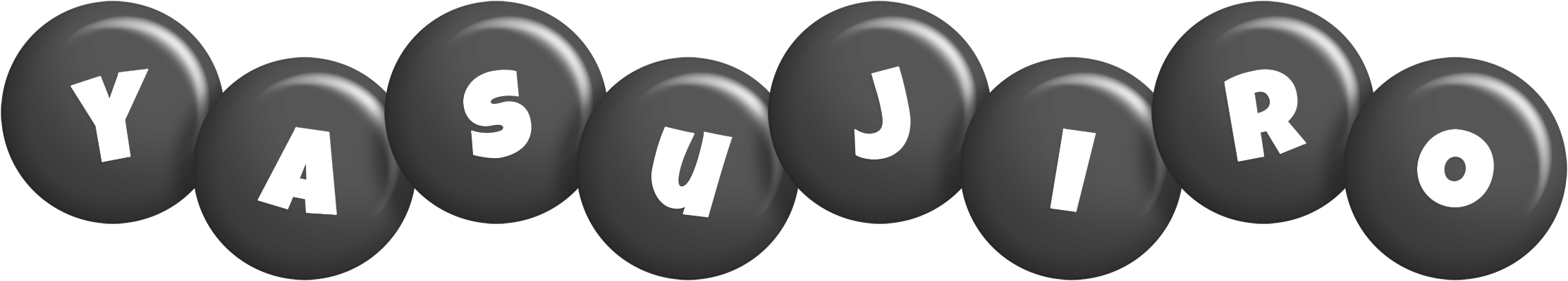 Yasujiro candy-black logo