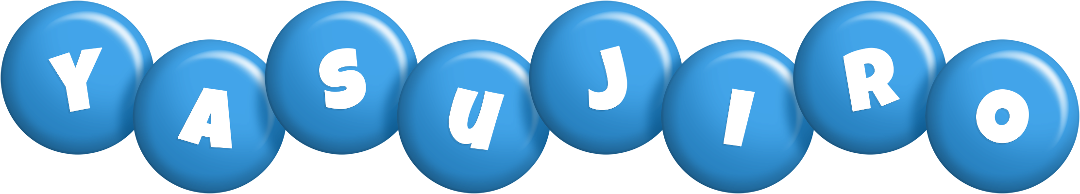 Yasujiro candy-blue logo