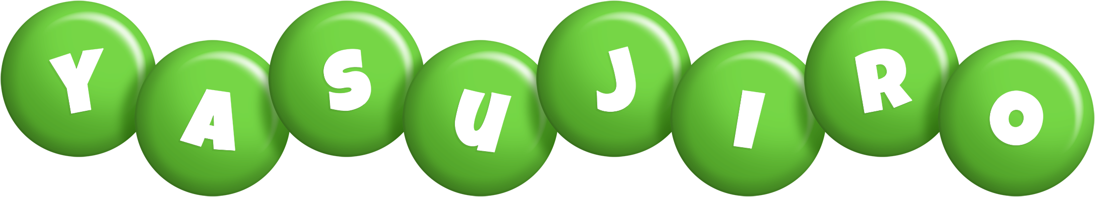 Yasujiro candy-green logo