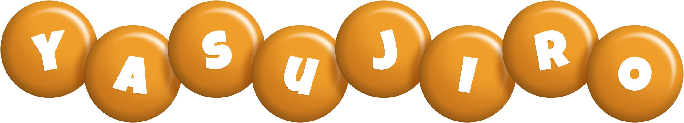 Yasujiro candy-orange logo