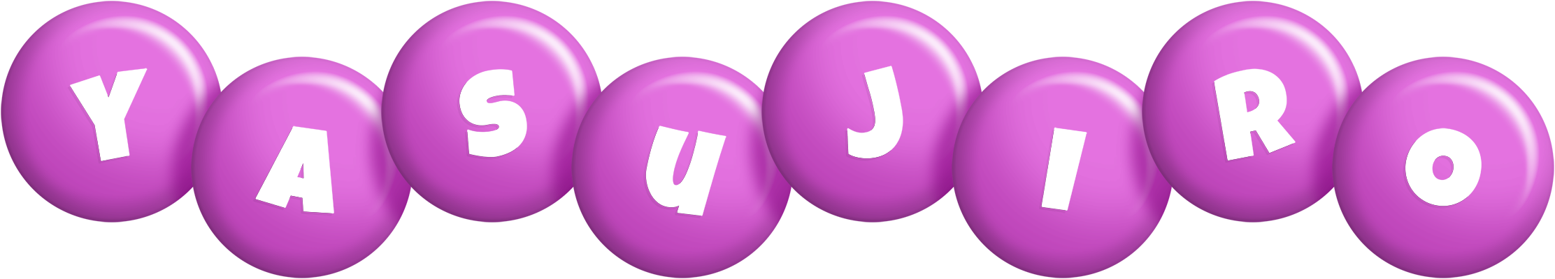 Yasujiro candy-purple logo