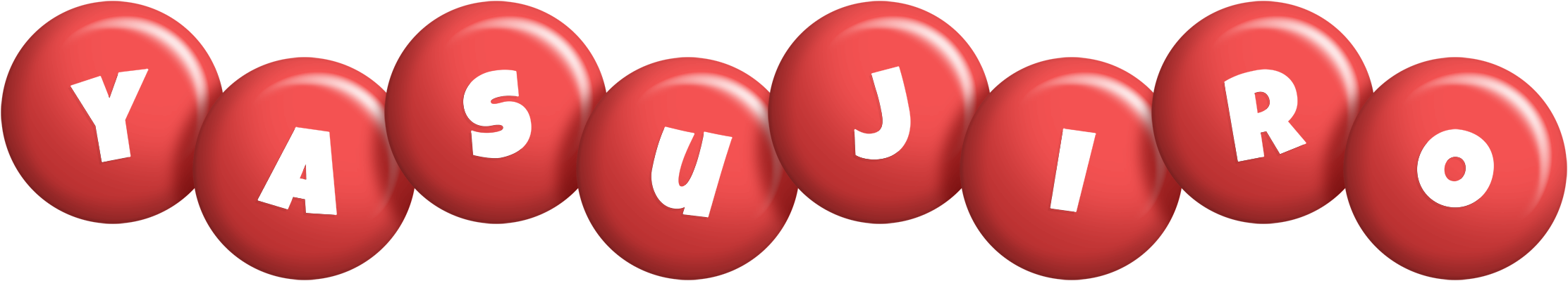 Yasujiro candy-red logo