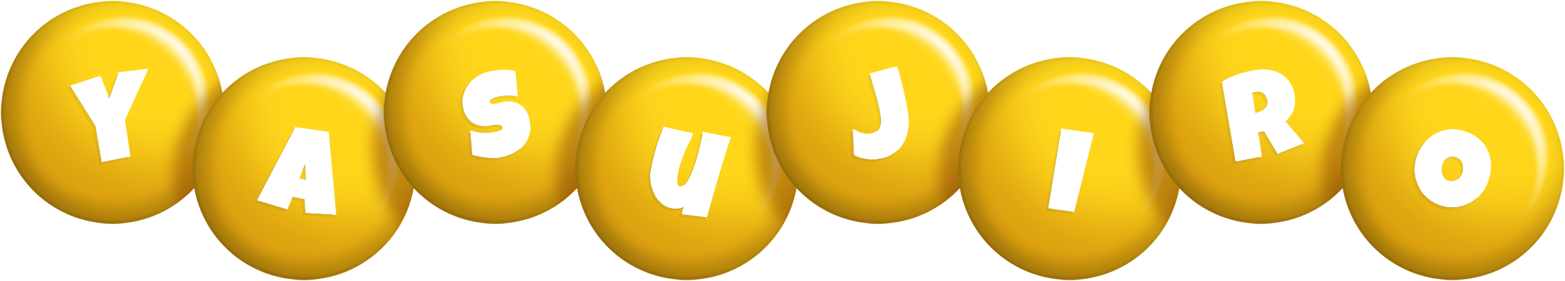 Yasujiro candy-yellow logo