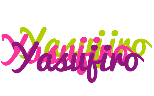 Yasujiro flowers logo